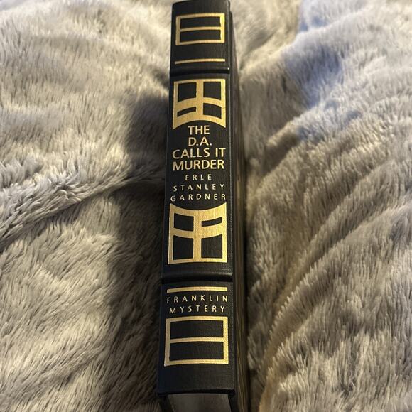The Franklin Library Leather Bound Book 1989 The D.A. Calls It Murder By Gardner - Picture 4 of 5